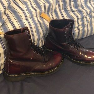 Vintage Vegan Ox blood doc martens